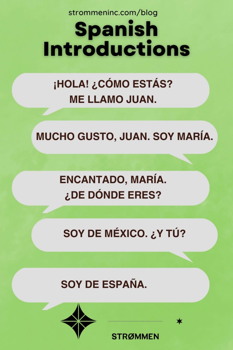 Spanish Introductions