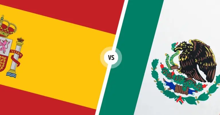 Spain Spanish and Mexican Spanish
