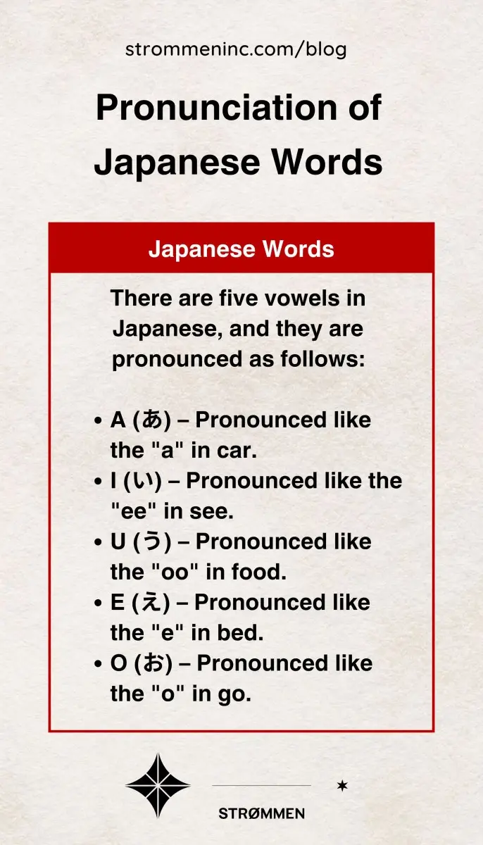 Japanese Words