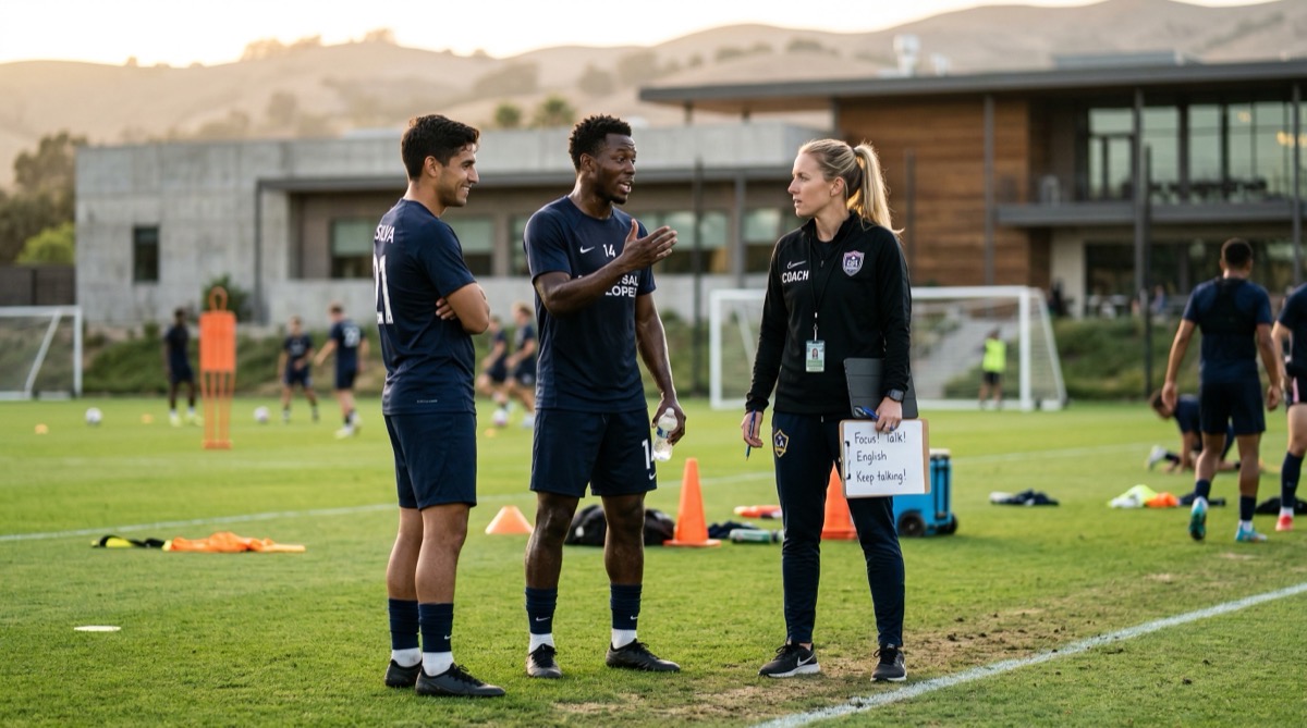 Language training for professional athletes