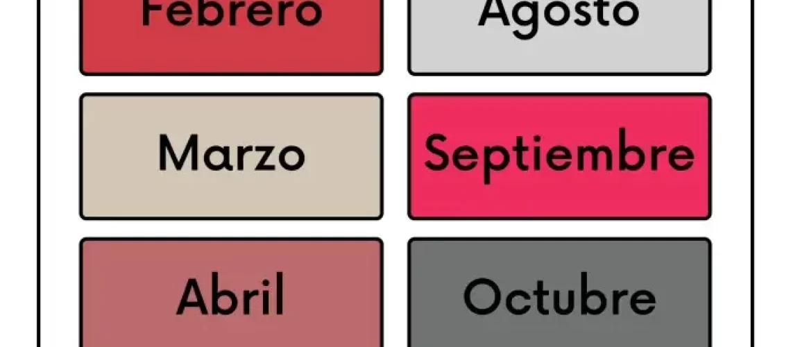 Months in Spanish