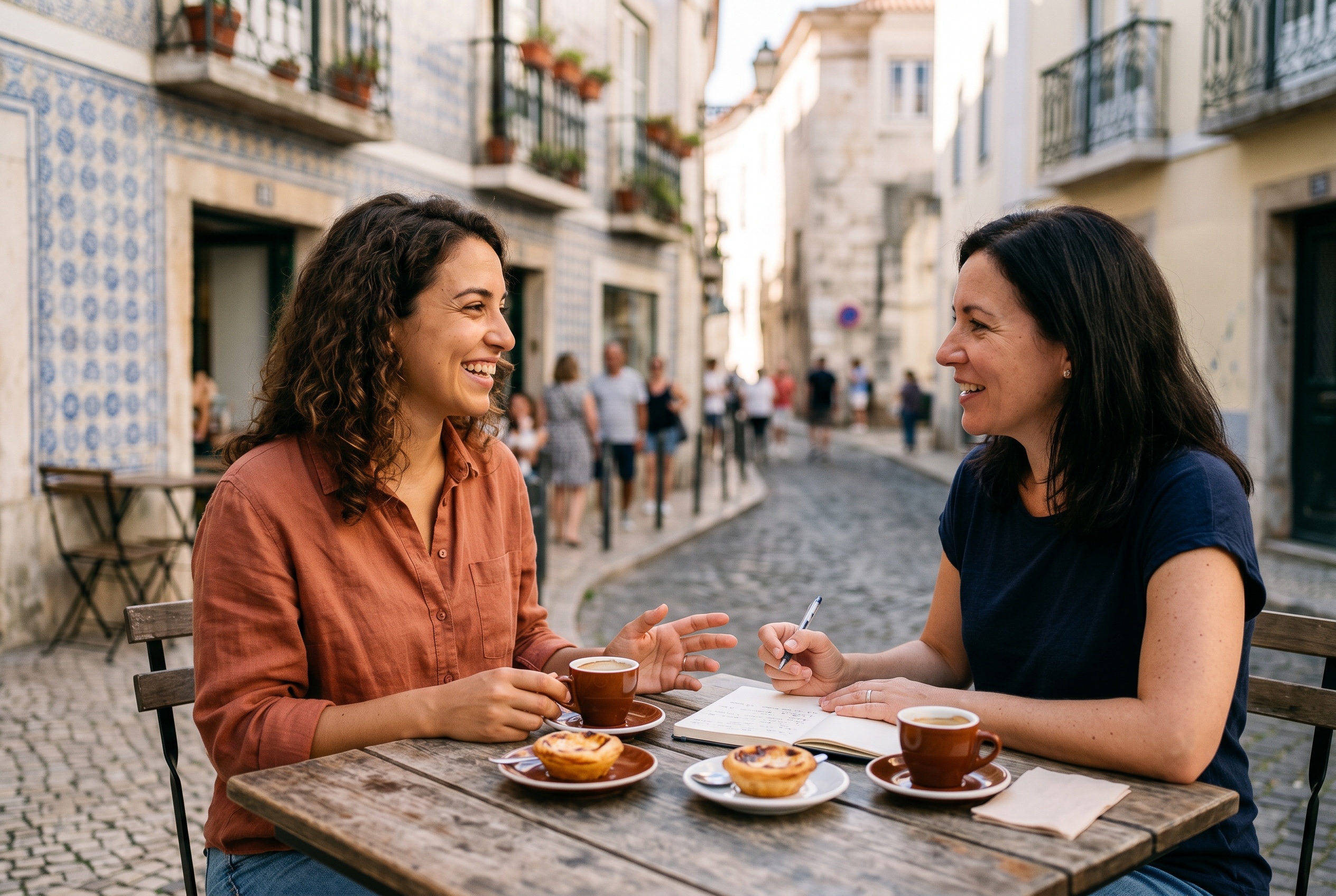 European Portuguese tutor and student practicing PT-PT — Strommen
